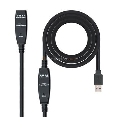 CABLE USB 3. 0 PROLONGADOR AMPLIFICADOR, 10 M, ORIGINAL DE LA MARCA NANOCABLE