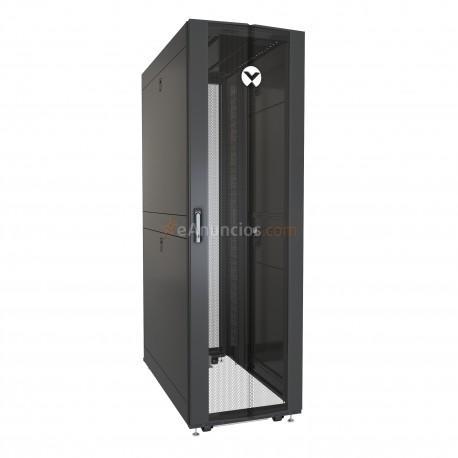 VERTIV - VR3300 ESTANTE 1361 KG RACK O BASTIDOR INDEPENDIENTE 42U NEGRO, TRANSPARENTE